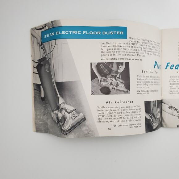 Vtg KIRBY Model 561 Vaccum Cleaner INSTRUCTION BOOK Owners MANUAL - Picture 6 of 14